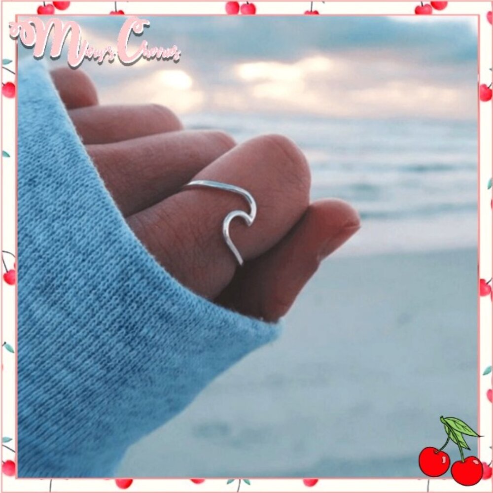 🍒 OCEAN Boho Wave 🌊 Ring